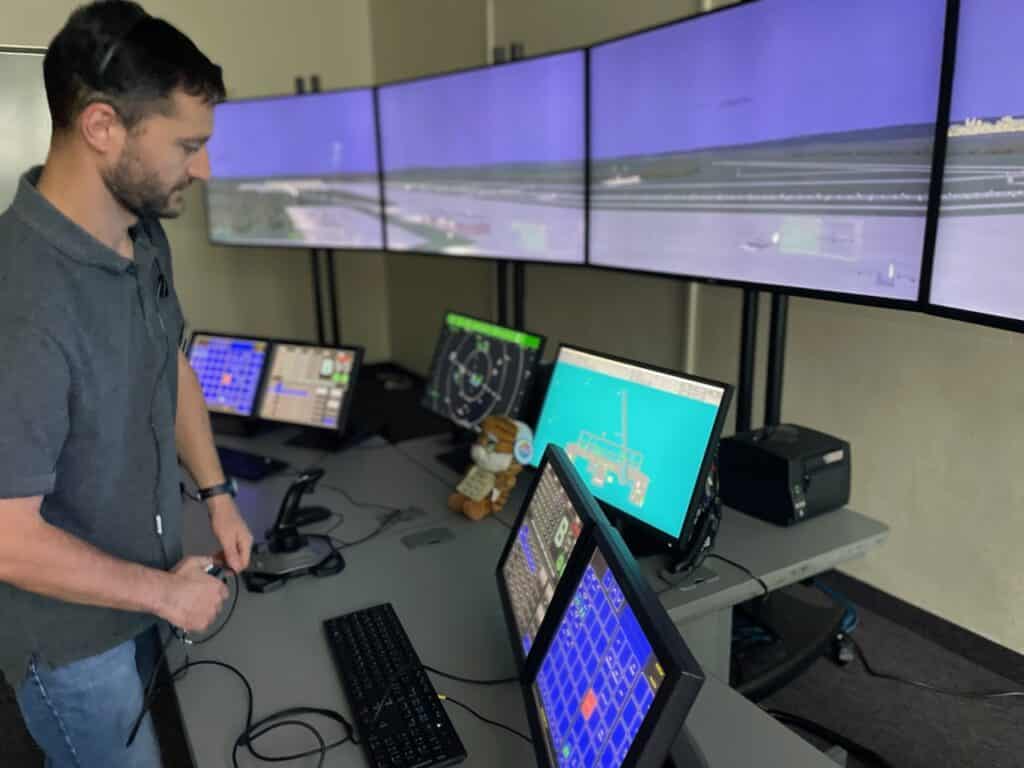 The Air Traffic Control simulation Lab at NCC