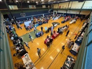 the NCC Gym during the latest NHES job fair