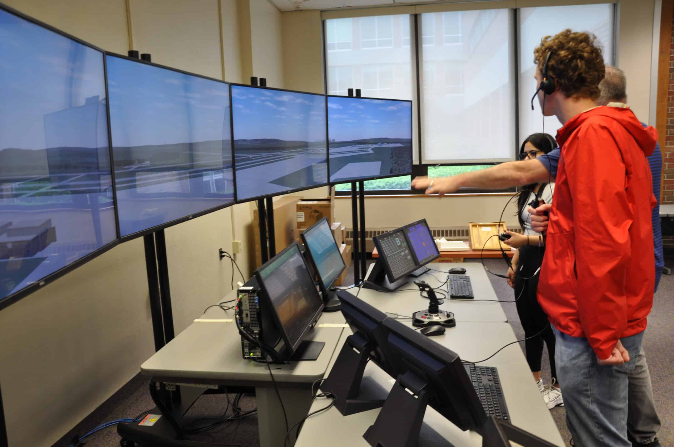 The Air Traffic Control Simulation lab at NCC