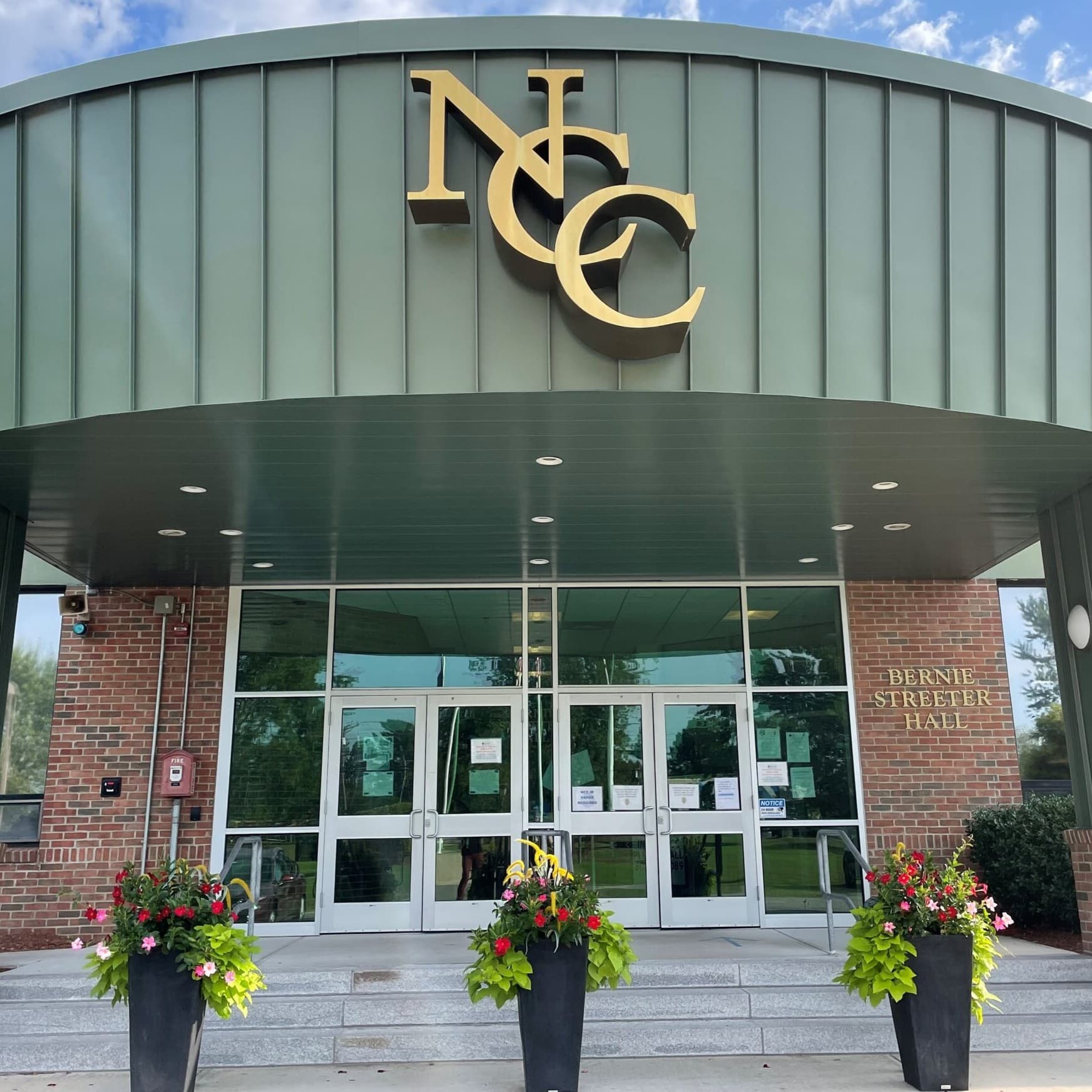 Front entrance of the NCC building