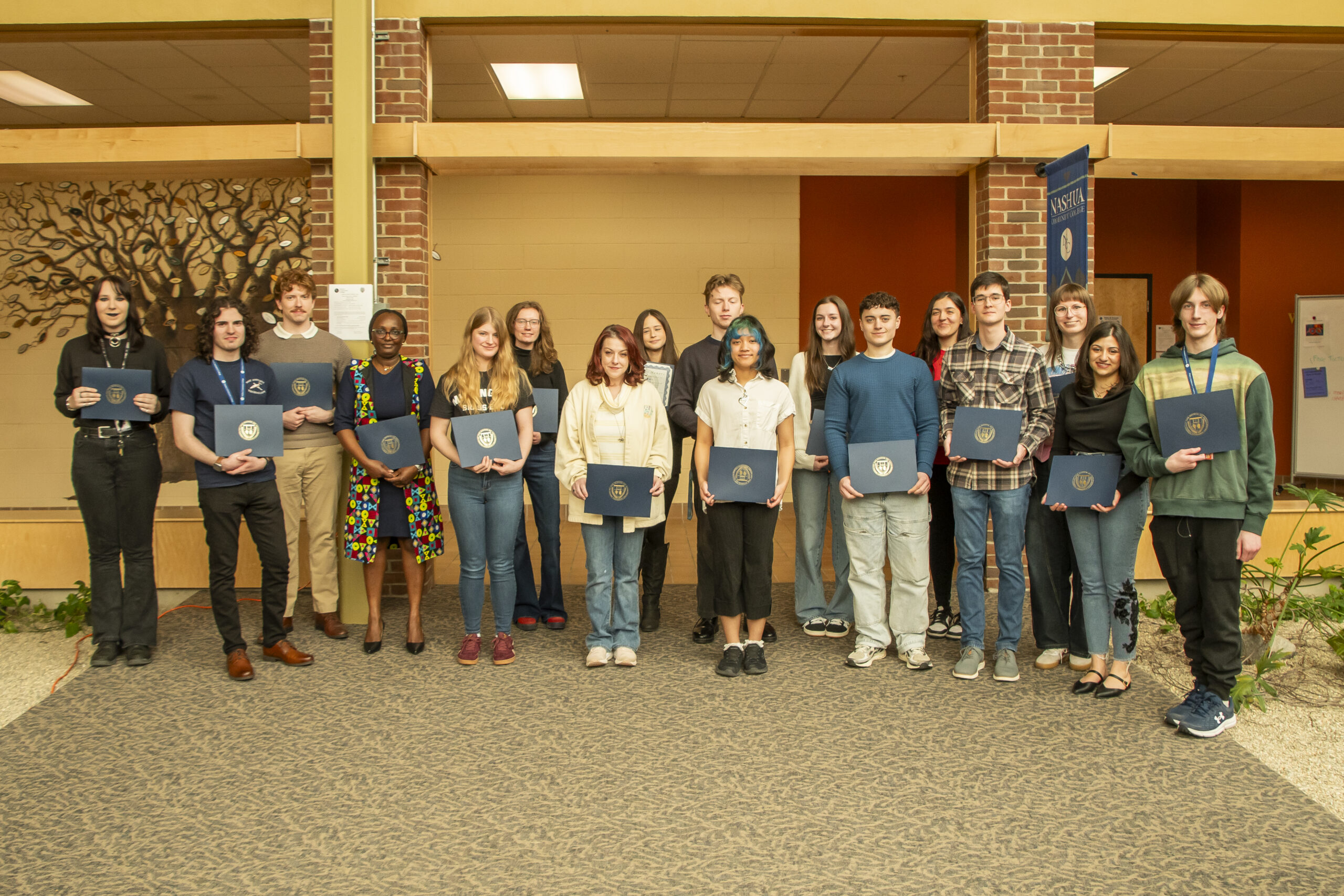 A group photo taken March 9, 2026 of the presidential honors students from Fall 2025