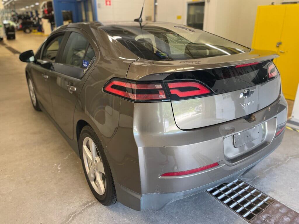 Chevy Bolt EV used for EV Safety Training at NCC